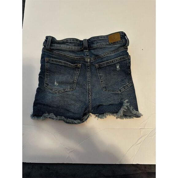 Old Navy Girls Size 10 Blue Denim Butterfly Embroidered Shorts - Picture 5 of 11